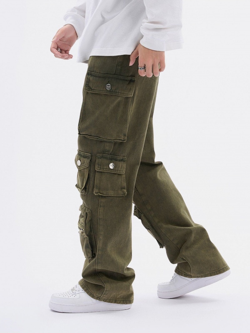 Jean Aelfric Eden Multi-pocket Cargo Vert | SWC-80971570